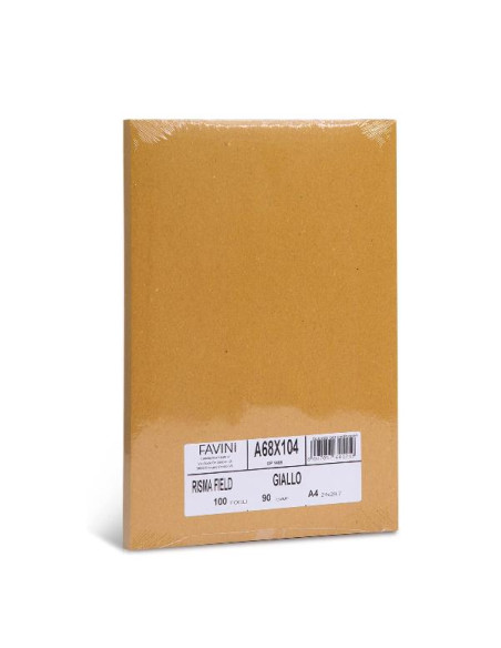100 FOGLI GIALLO   A4