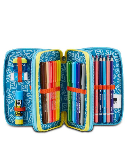 AST.3 ZIP SJ GANG - TURCHESE FLUO