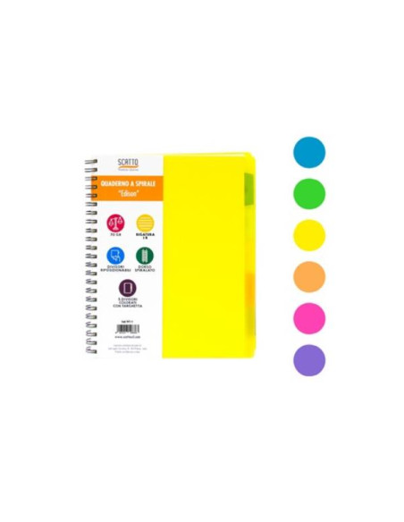 CONF6 QUADERNO C/DIVIS.120FF 1RIGO
