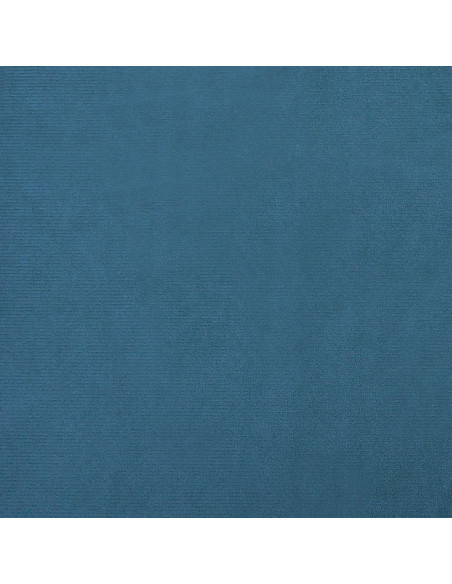 Divano per Bambini Blu 80x45x30 cm in Velluto