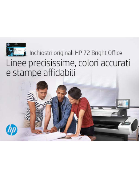 HP Cartuccia inchiostro grigio 72 da 130 ml