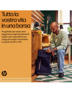 HP Zaino blu per laptop da 15,6" Travel 25 litri 2