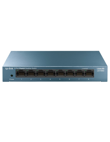 TP-Link LS108G Non gestito Gigabit Ethernet (10/100/1000) Blu