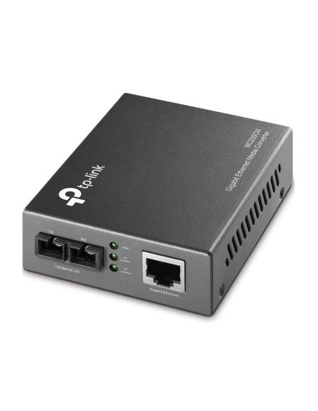 TP-Link MC200CM V3 convertitore multimediale di rete Interno 1000 Mbit/s 850 nm Modalità multipla Nero