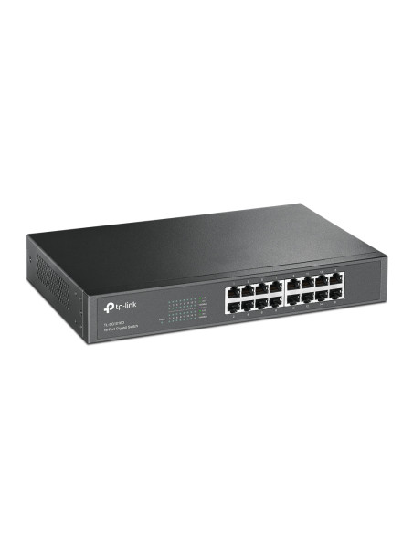TP-Link TL-SG1016D Non gestito Gigabit Ethernet (10/100/1000) Nero