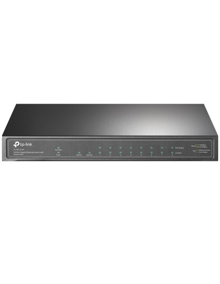 TP-Link TL-SG1210P Non gestito Gigabit Ethernet (10/100/1000) Supporto Power over Ethernet (PoE) Grigio