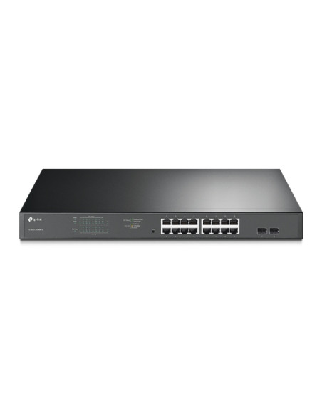 TP-Link TL-SG1218MPE Gestito L2 Gigabit Ethernet (10/100/1000) Supporto Power over Ethernet (PoE) 1U Nero