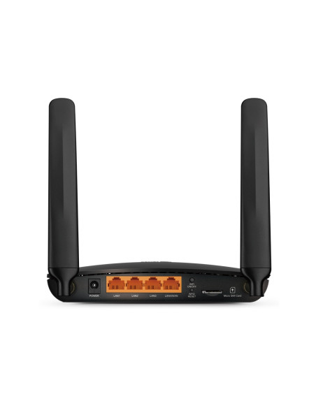 TP-Link Archer MR200 router wireless Fast Ethernet Dual-band (2.4 GHz/5 GHz) 4G Nero
