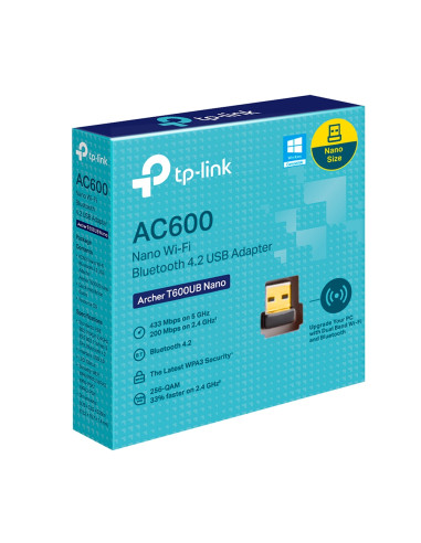 TP-Link ARCHER T600UB NANO scheda di rete e adattatore WLAN 433 Mbit/s