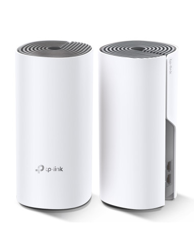 TP-Link Deco E4 (2-pack) Dual-band (2.4 GHz/5 GHz) Wi-Fi 5 (802.11ac) Bianco, Grigio Interno