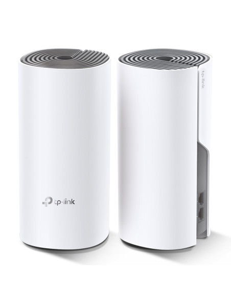 TP-Link Deco E4 (2-pack) Dual-band (2.4 GHz/5 GHz) Wi-Fi 5 (802.11ac) Bianco, Grigio Interno