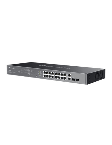 TP-Link ES220GMP switch di rete Gestito Gigabit Ethernet (10/100/1000) Supporto Power over Ethernet (PoE) Nero