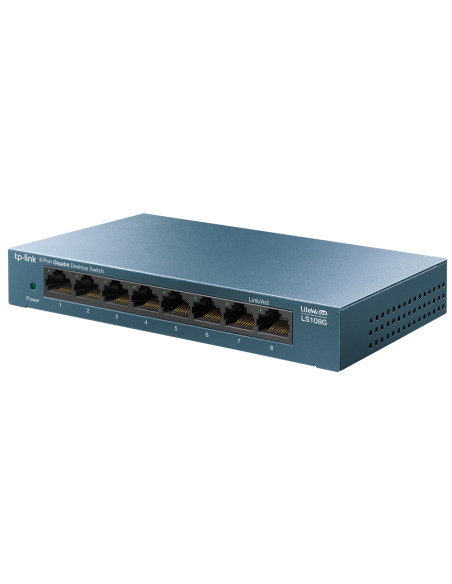 TP-Link LS108G Non gestito Gigabit Ethernet (10/100/1000) Blu
