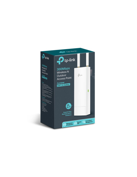 TP-Link Omada EAP110-Outdoor 300 Mbit/s Bianco Supporto Power over Ethernet (PoE)