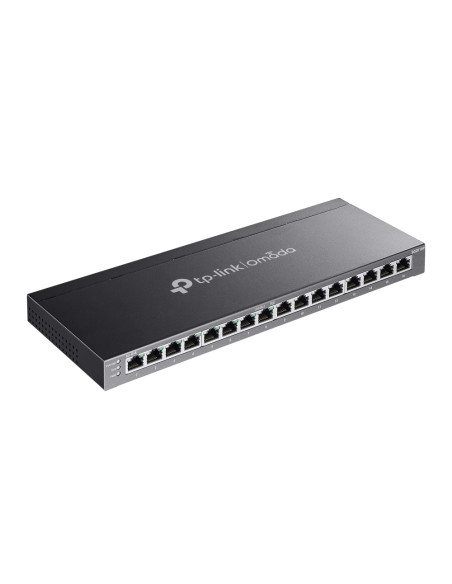 TP-Link Omada SG2016P switch di rete Gestito L2/L2+ Gigabit Ethernet (10/100/1000) Supporto Power over Ethernet (PoE) Nero
