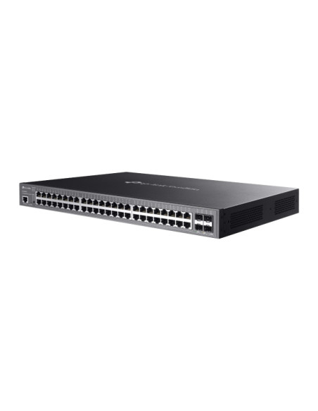 TP-Link Omada SG3452XMPP switch di rete Gestito L2+ Gigabit Ethernet (10/100/1000) Supporto Power over Ethernet (PoE) 1U Nero