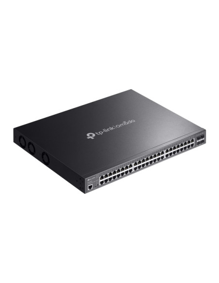 TP-Link Omada SG3452XMPP switch di rete Gestito L2+ Gigabit Ethernet (10/100/1000) Supporto Power over Ethernet (PoE) 1U Nero