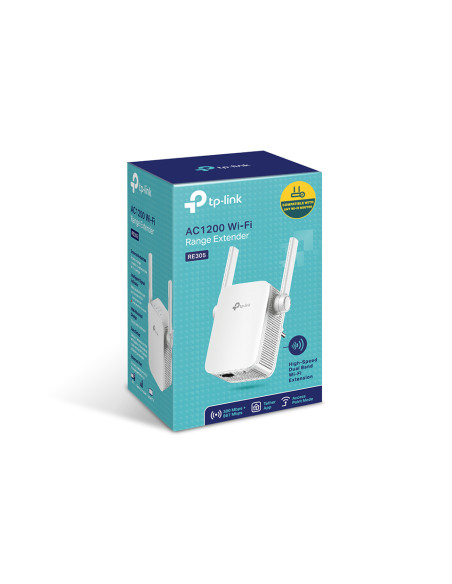 TP-Link RE305 moltiplicatore di rete Ripetitore di rete Bianco 10, 100 Mbit/s