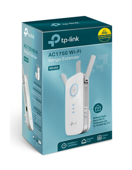 TP-Link RE450 Ripetitore di rete Bianco 10, 100, 1000 Mbit/s