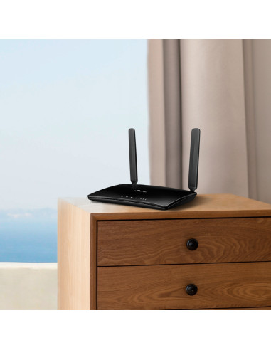 TP-Link TL-MR6400 router wireless Fast Ethernet Banda singola (2.4 GHz) 4G Nero