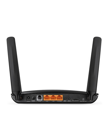 TP-Link TL-MR6500v router wireless Fast Ethernet Banda singola (2.4 GHz) 4G Nero