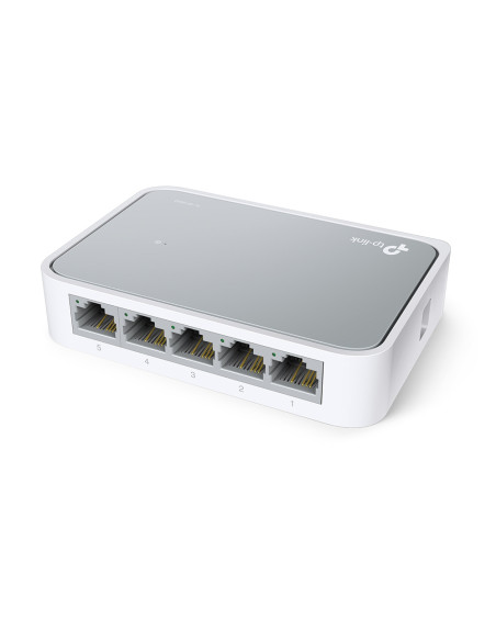 TP-Link TL-SF1005D Gestito Fast Ethernet (10/100) Bianco