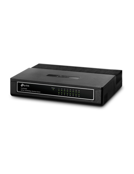 TP-Link TL-SF1016D Non gestito Fast Ethernet (10/100) Nero