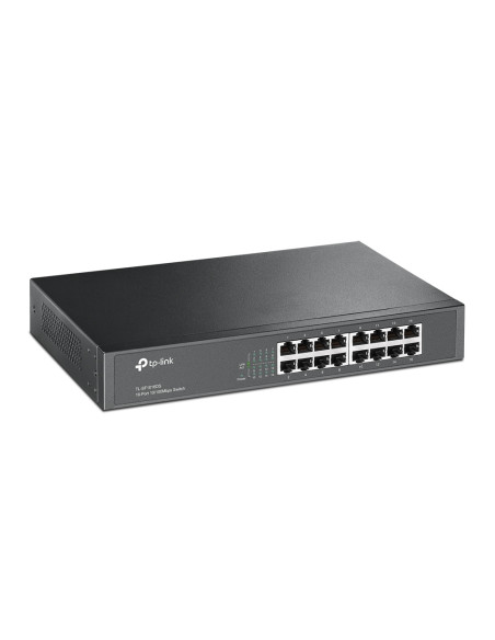 TP-Link TL-SF1016DS switch di rete Non gestito Fast Ethernet (10/100) 1U Nero