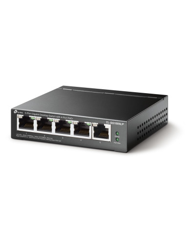 TP-Link TL-SG1005LP switch di rete Non gestito Gigabit Ethernet (10/100/1000) Supporto Power over Ethernet (PoE) Nero