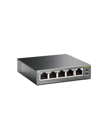 TP-Link TL-SG1005P Non gestito Gigabit Ethernet (10/100/1000) Supporto Power over Ethernet (PoE) Nero