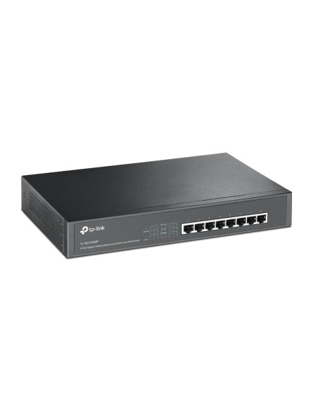 TP-Link TL-SG1008MP Non gestito Gigabit Ethernet (10/100/1000) Supporto Power over Ethernet (PoE) 1U Nero