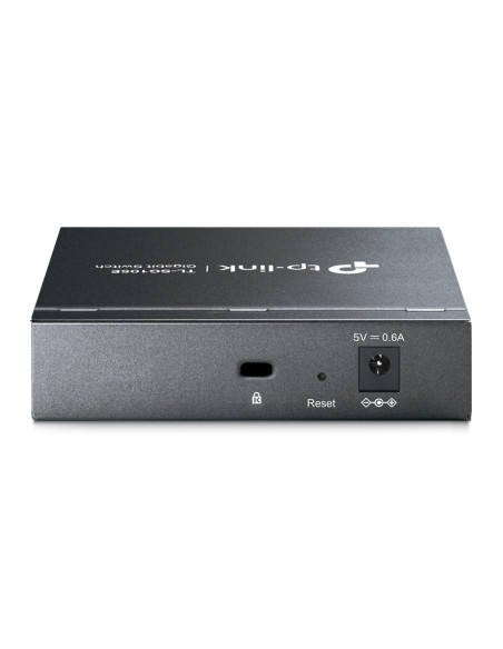 TP-Link TL-SG105E Gestito L2 Gigabit Ethernet (10/100/1000) Nero