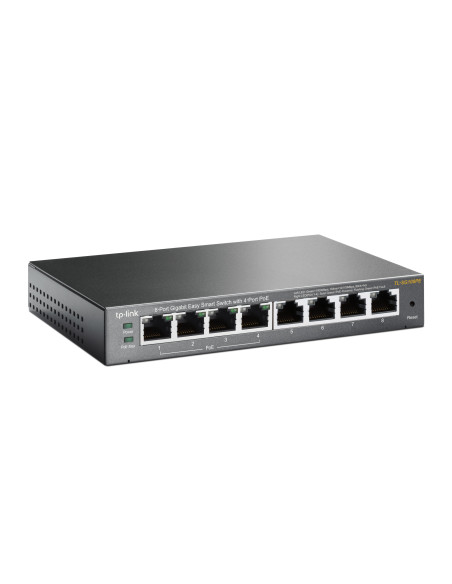 TP-Link TL-SG108PE Gestito L2 Gigabit Ethernet (10/100/1000) Supporto Power over Ethernet (PoE) Nero