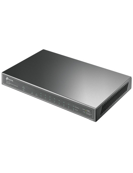 TP-Link TL-SG1210P Non gestito Gigabit Ethernet (10/100/1000) Supporto Power over Ethernet (PoE) Grigio