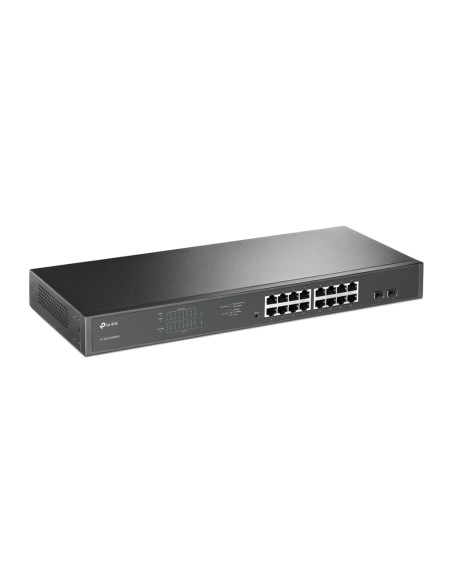 TP-Link TL-SG1218MPE Gestito L2 Gigabit Ethernet (10/100/1000) Supporto Power over Ethernet (PoE) 1U Nero