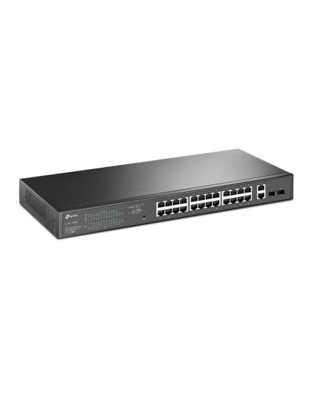 TP-Link TL-SG1428PE switch di rete Gestito L2 Gigabit Ethernet (10/100/1000) Supporto Power over Ethernet (PoE) 1U Nero