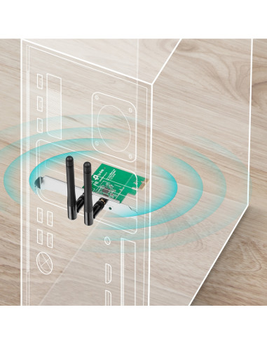 TP-Link TL-WN881ND scheda di rete e adattatore Interno WLAN 300 Mbit/s