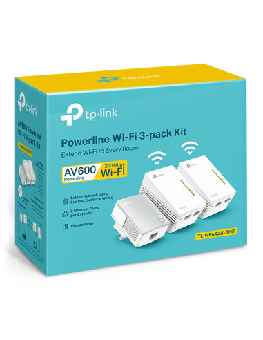 TP-Link TL-WPA4220T KIT Ripetitore di rete Bianco 10, 100 Mbit/s