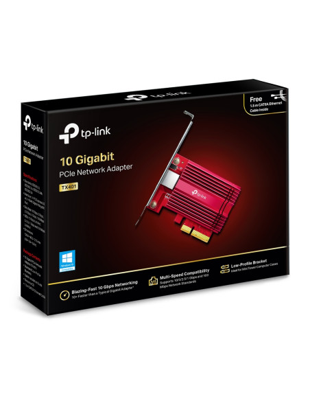 TP-Link TX401 scheda di rete e adattatore Interno Ethernet 10000 Mbit/s