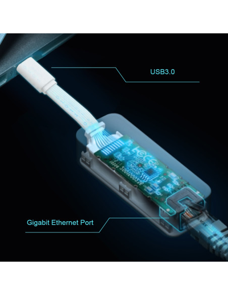 TP-Link UE300C scheda di rete e adattatore Ethernet 1000 Mbit/s