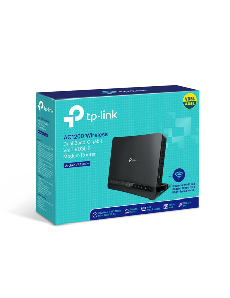 TP-Link VR1200v router cablato Nero