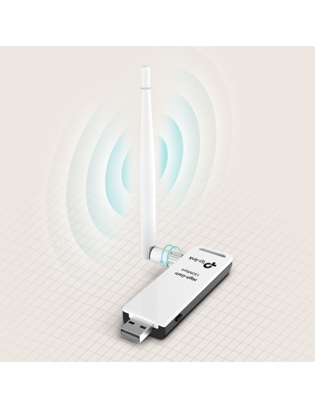 TP-Link Wireless Lite N High-Gain Adattatore USB