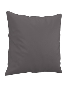 Set di Divani 3 pz con Cuscini Grigio in Similpelle