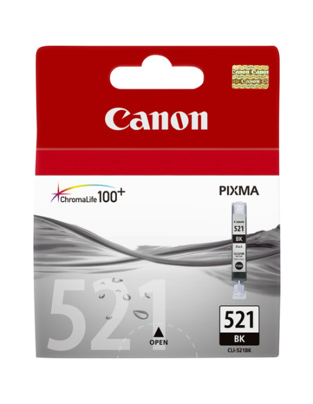 Canon Cartuccia d'inchiostro nero CLI-521BK