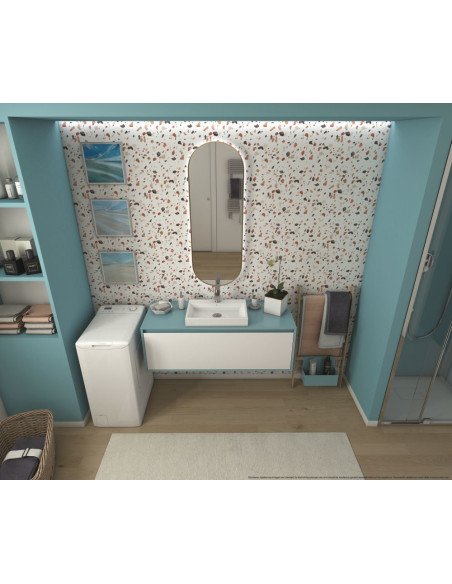 Candy Smart CST06L3/1-11 lavatrice Caricamento dall'alto 6 kg 1000 Giri/min Bianco