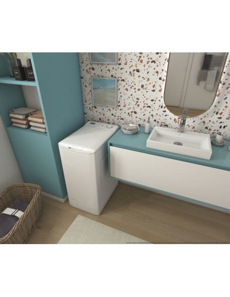 Candy Smart CST06L3/1-11 lavatrice Caricamento dall'alto 6 kg 1000 Giri/min Bianco