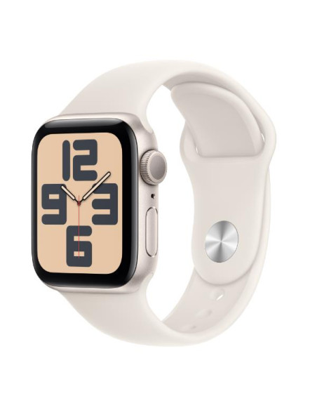 APPLE WATCH SE GPS 40MM STARLIGHT ALUMINIUM CASE WITH STARLIGHT SPORT BAND - S/M