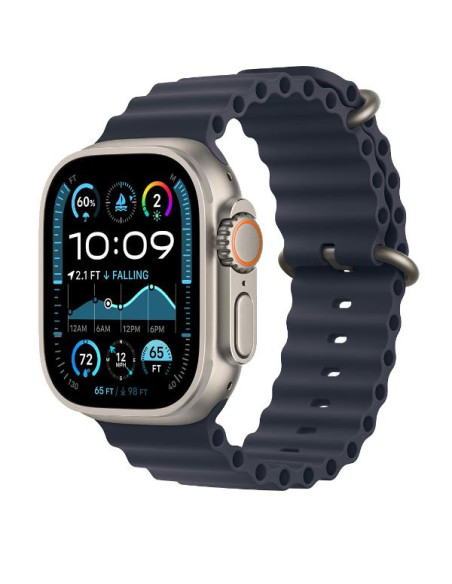 APPLE WATCH ULTRA 2 GPS + CELLULAR 49MM NATURAL TITANIUM CASE WITH NAVY OCEAN BAND