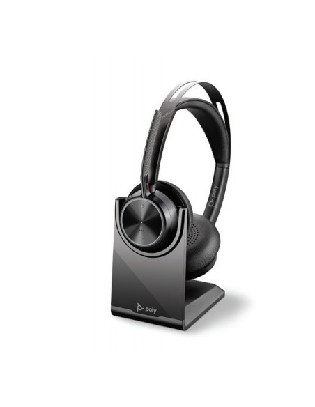 POLY Voyager Focus 2 UC Auricolare Con cavo e senza cavo A Padiglione Ufficio USB tipo-C Bluetooth Nero
