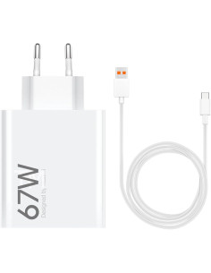 CARICABATTERIA DA RETE 67W XIAOMI BHR9465EU USB + CAVO TYPE-C